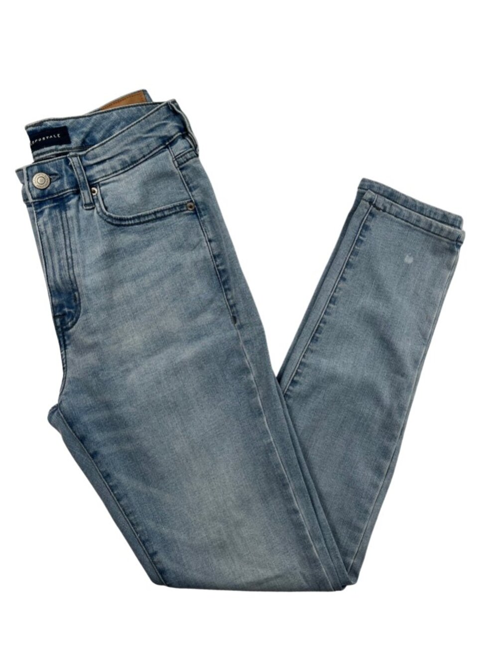 Aeropostale High Rise Jegging Jeans Womens Size 8 Regular Light Wash Skinny Stre